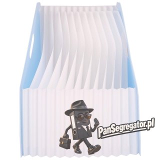Organizer wolnostojący harmonijkowy A4 MACARON niebieski B41102 BLUE DELI
