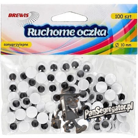 Ozdoba dekoracyjna oczka 10mm (100szt.) RO3 BREWIS 680389