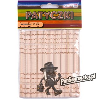Patyczki kreatywne PK-3397 konstrukcyjne op.50szt. 114X10X2mm ALIGA