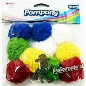 Pompony super puszyste 10 sztuk POM06 BREWIS