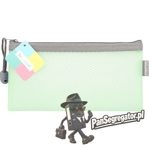 Saszetka na zamek DL EVA pastel zielony SZP-DL-04 BIURFOL