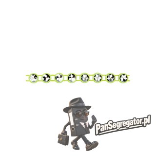 Taśma z kryształkami j.zielona 4mm, dł.1,5m 363500 TITANUM