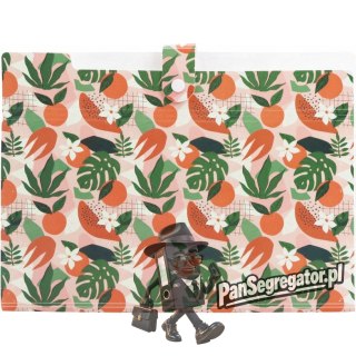 Teczka harmonijkowa A4 PP 5 przegródek z nadrukiem TROPICAL THN-A4-43 BIURFOL