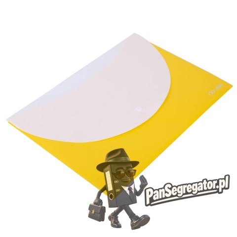 Teczka kopertowa na zatrzask A4 RIO żółta E38977 YELLOW DELI