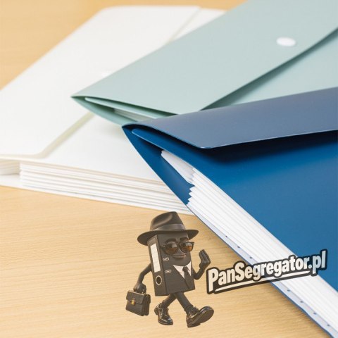 Teczka ofertowa A4 8 przegródek Linfini Expanding File mix kolorów EF606 DELI
