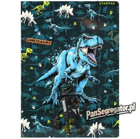 Teczka z gumką A4 DINO GLOW 559701 STARPAK