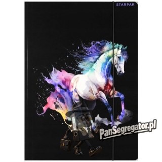 Teczka z gumką A4 HORSES 559714 STARPAK