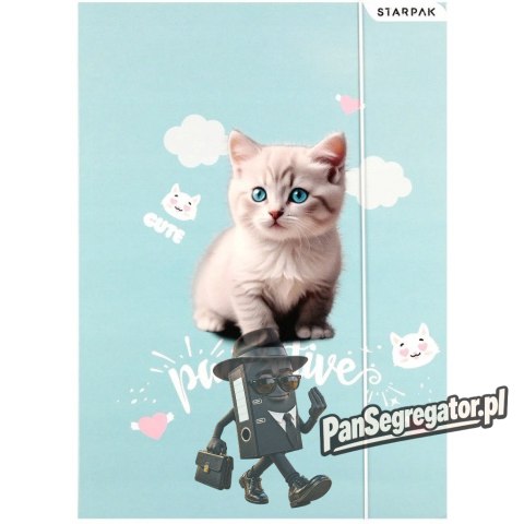 Teczka z gumką A4 KITTY 553545 STARPAK