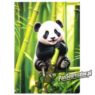 Teczka z gumką A4 WILD ANIMAL PANDA 559729 STARPAK