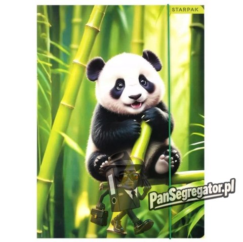 Teczka z gumką A4 WILD ANIMAL PANDA 559729 STARPAK