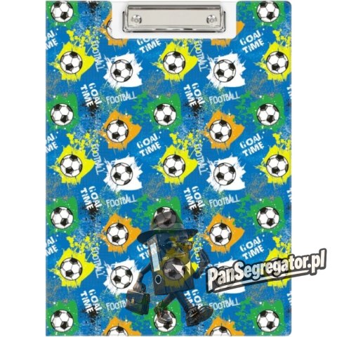 Teczka z klipem A4 z nadrukiem FOOTBALL KHN-04-34 BIURFOL