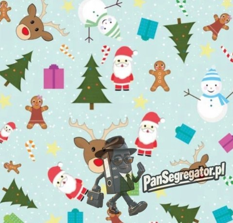 Worek upominkowy CHRISTMAS plastik XXL mix wzorów 92x110 PaKaDo