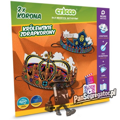 Zestaw ZRÓB TO SAM CRICCO królewskie zdrapkorony CR132/A