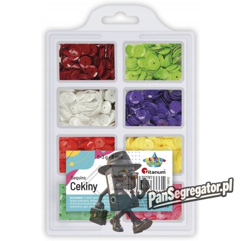 Cekiny pastelowe okr.8x3g 307787