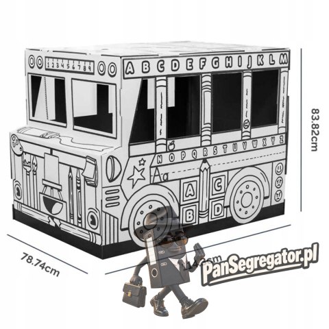 Domek do kolorowania AUTOBUS XXL 100130976 FELLOWES