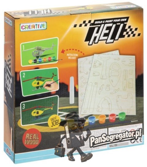 Drewniana konstrukcja HELIKOPTER 200046 GRAFIX