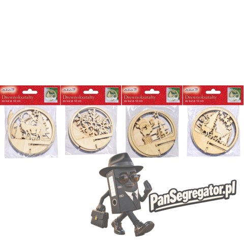 Drewnokształty do kul akrylowych 10cm CDA-1155 ALIGA