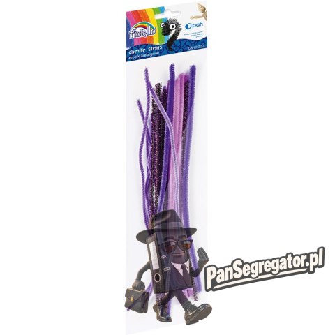 Druciki kreatywne 30cm fioletowe (20) GR-CH020 FIORELLO 170-2613