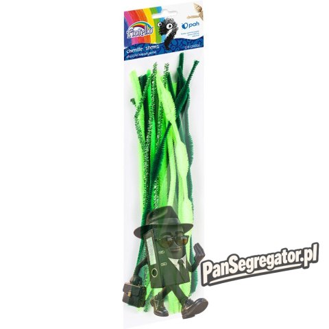 Druciki kreatywne 30cm zielone (20)