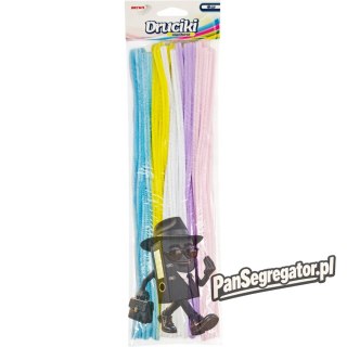 Druciki kreatywne DR32 pastelowe 2 mix kol. 40szt. BREWIS