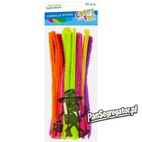 Druciki kreatywne mix kolorów 30cm op. 30szt. 567266 CRAFT WITH FUN