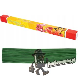 Druty florystyczne zielone 1,2mm dł. ok.40cm 1kg DA-1664 ALIGA