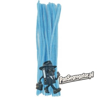 Druty pluszowe DPK-25 6mm x 30cm błękitne (40 szt.) ALIGA