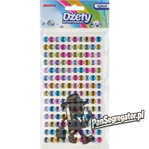 Dżety mix kolorów DS70 6mm 140szt. BREWIS