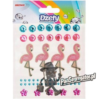 Dżety + naklejki flamingi DS98 BREWIS