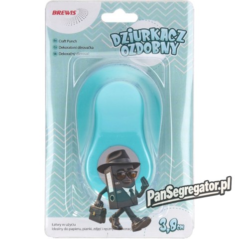 Dziurkacz ozdobny 3,8 cm KÓŁKO D38-02 BREWIS