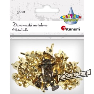 Dzwoneczki dekoracyjne złote (30) 307938 TITANUM
