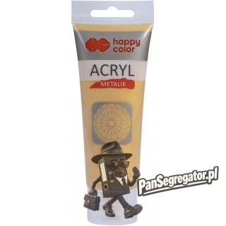 Farba akrylowa 75ml delikatne złoto met HA 7370 0075-113 HAPPY COLOR