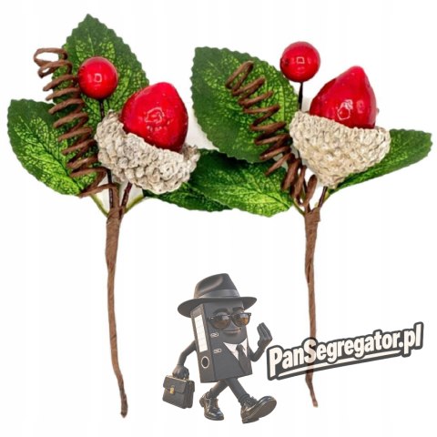 Gałązki dekoracyjne 3 wzory 10 cm DPG-2830 ALIGA