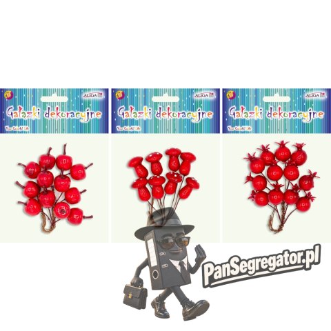 Gałązki dekoracyjne 3 wzory DPG-2854 ALIGA