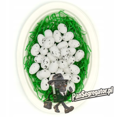 Jajko styropianowe białe nakrapiane 2,5cm (36szt) WPJ-8765 ALIGA