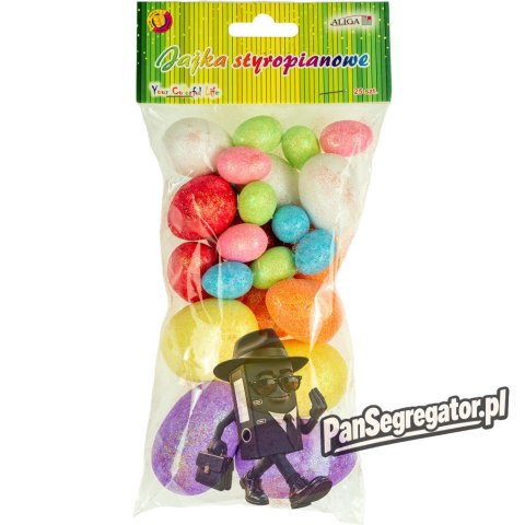 Jajko styropianowe brokatowe WPJ-7477 ALIGA