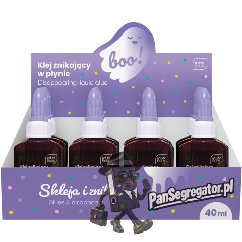 Klej znikający w płynie do dekoracji 40ml BOO 12szt. INTERDRUK
