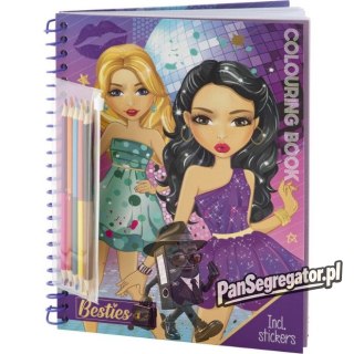 Kolorowanka A4 Moda + kredki 140003 BESTIES