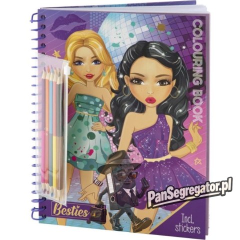 Kolorowanka A4 Moda + kredki 140003 BESTIES