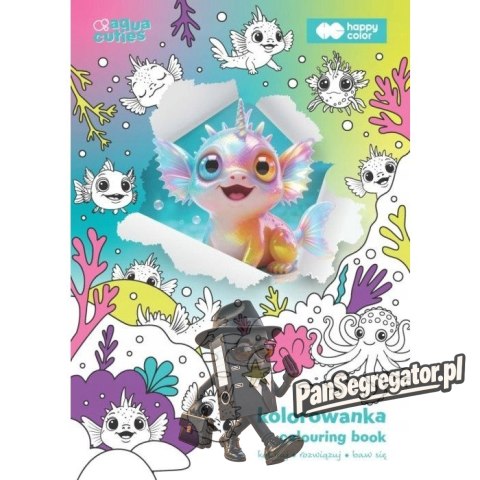 Kolorowanka Aqua Cuties 90g/m2 A4 16str. HA 4720 2030-AC01 HAPPY COLOR