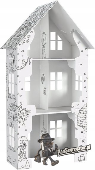Kolorowanka składana 3D XXL Domek ul.Fiołkowa 4 PD-000201 MONUMI