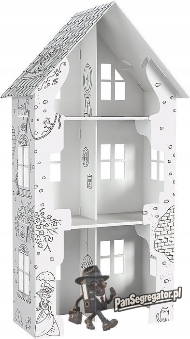 Kolorowanka składana 3D XXL Domek ul.Fiołkowa 4 PD-000201 MONUMI