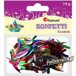 Konfetti kość słoniowa mix kolorów 14g 284857 TITANUM