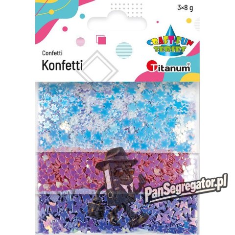 Konfetti kwiaty, serca, motyle 472942 TITANUM