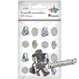 Kryształki Craft-Fun Series 16 szt. srebrne 506553 TITANUM