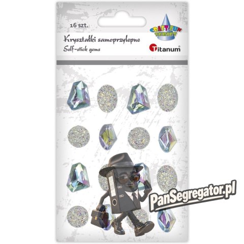 Kryształki Craft-Fun Series 16 szt. srebrne 506553 TITANUM