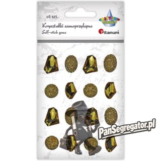 Kryształki Craft-Fun Series 16 szt. złote 506552 TITANUM