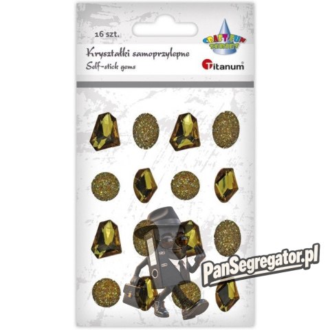 Kryształki Craft-Fun Series 16 szt. złote 506552 TITANUM