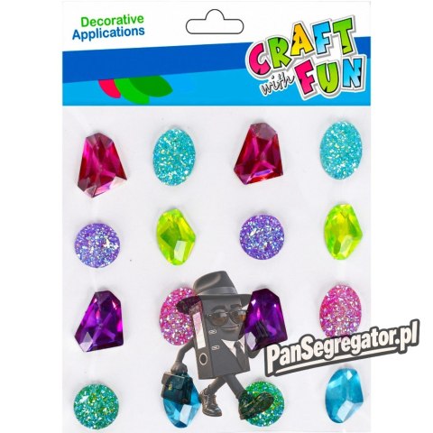 Kryształki samoprzylepne SZLACHETNE (16 szt) 501437 CRAFT WITH FUN