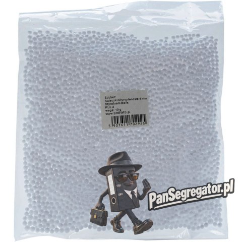 Kulki styropianowe białe 4mm 10g KUL2 BREWIS